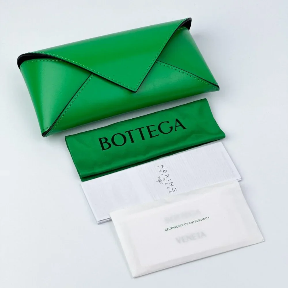 Bottega Veneta Shield Sunglasses – Black Frame / Grey Lens (BV1281S 001)